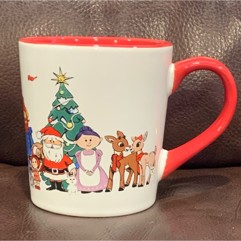 Rudolph the Red-Nosed Reindeer Ceramic Mug - Misfit Toys Santa & Mrs. Claus